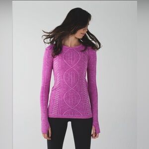 Lululemon Women’s Rest Less Pullover in Heathered Ultra Violet